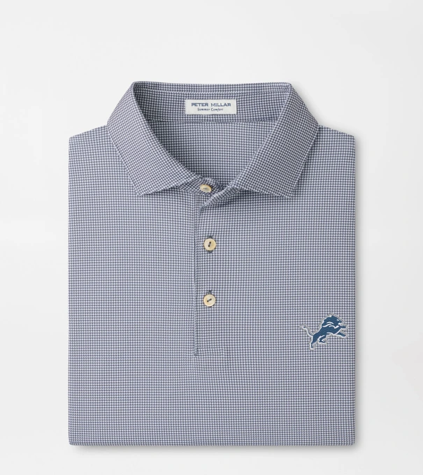 Detroit Lions Border Performance Jersey Polo in Iron