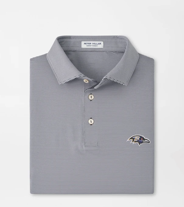 Baltimore Ravens Jubilee Performance Jersey Polo in Iron