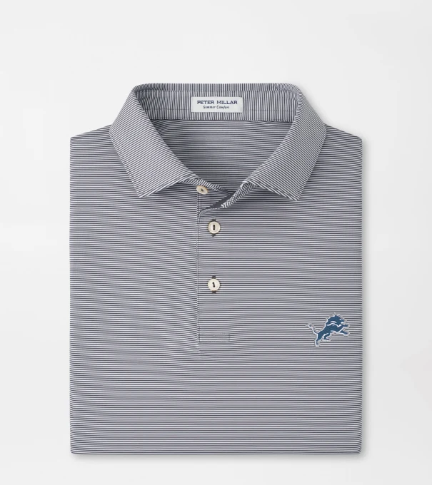 Detroit Lions Jubilee Performance Jersey Polo in Iron