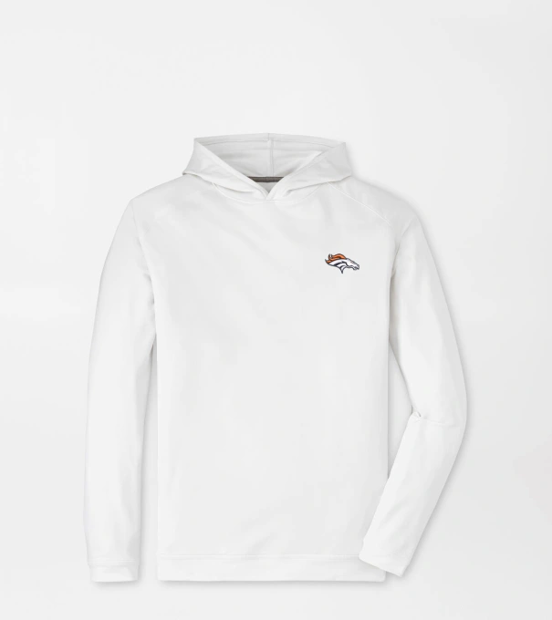 Denver Broncos Pine Performance Hoodie in White