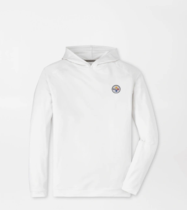 Pittsburgh Steelers Pine Performance Hoodie in White