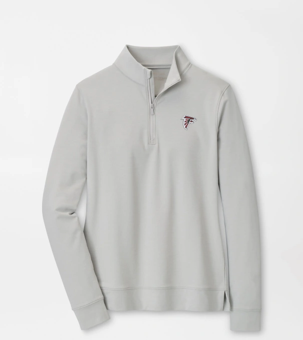 Atlanta Falcons Women's Perth Performance Pullover in British Grey