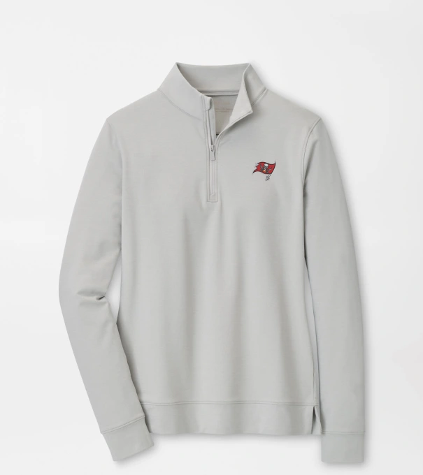 Tampa Bay Buccaneers Women's Perth Performance Pullover in British Grey
