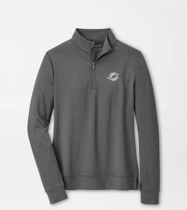 Miami Dolphins Women's Perth Performance Pullover in Iron