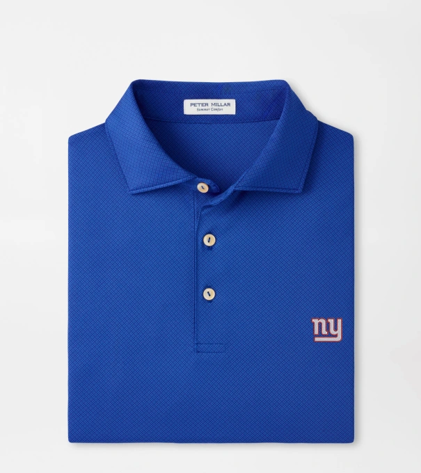 New York Giants Hugo Performance Jersey Polo in Blue3