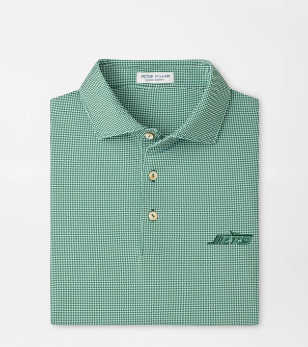 New York Jets Border Performance Jersey Polo in Green1