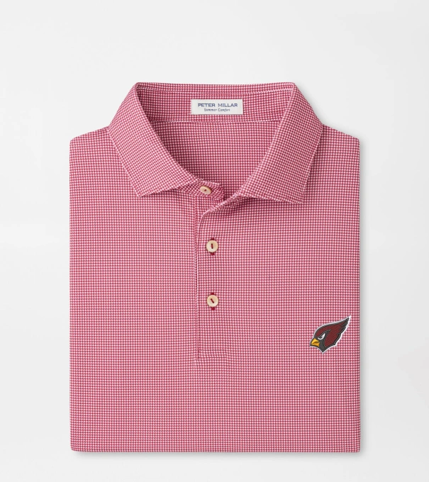 Arizona Cardinals Border Performance Jersey Polo in Crimson1
