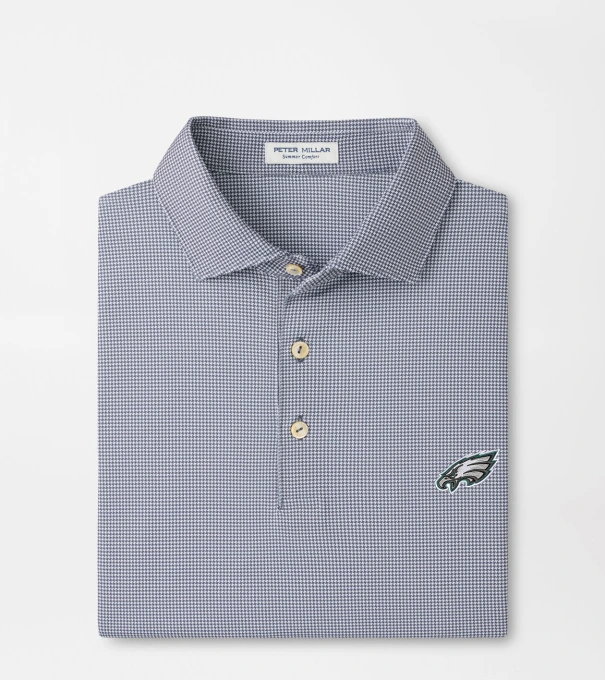 Philadelphia Eagles Border Performance Jersey Polo in Iron
