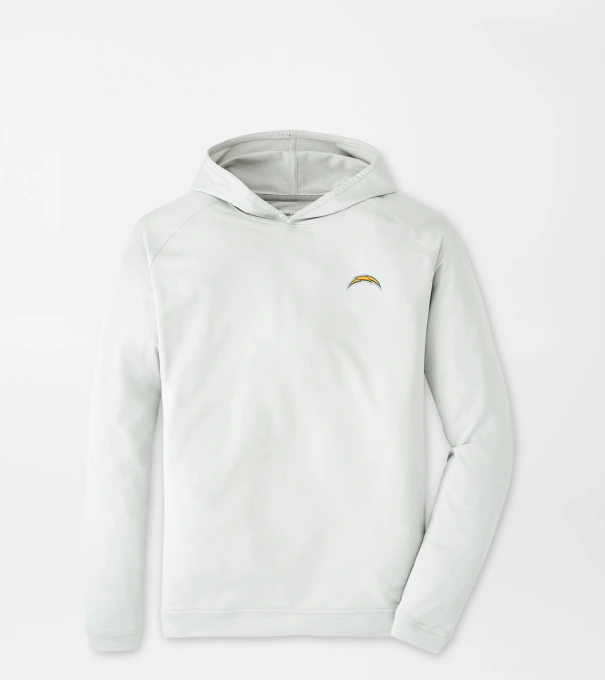 Los Angeles Chargers Pine Performance Hoodie in British Grey