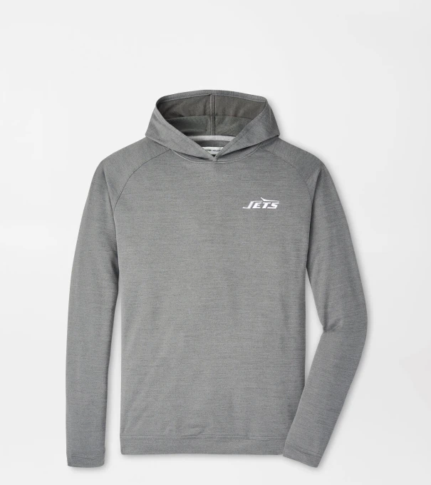 New York Jets Pine Performance Hoodie in Iron