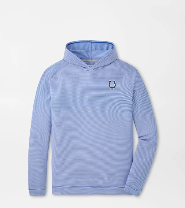 Indianapolis Colts Pine Sugar Stripe Performance Hoodie in Blue3