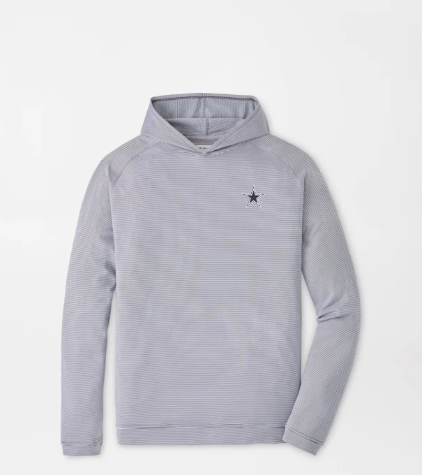 Dallas Cowboys Pine Sugar Stripe Performance Hoodie in Iron