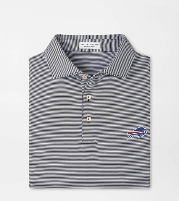 Buffalo Bills Jubilee Performance Jersey Polo in Black