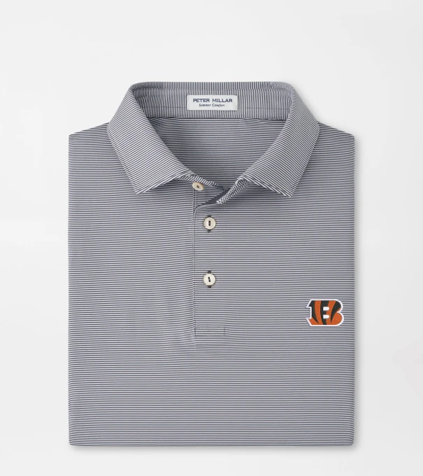 Cincinnati Bengals Jubilee Performance Jersey Polo in Iron
