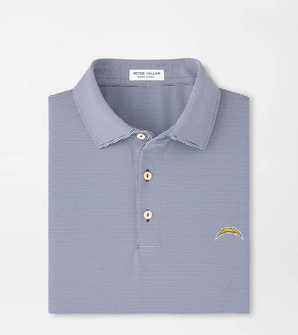 Los Angeles Chargers Jubilee Performance Jersey Polo in Navy