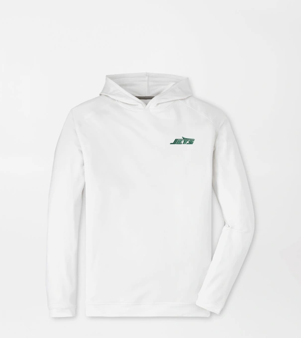New York Jets Pine Performance Hoodie in White