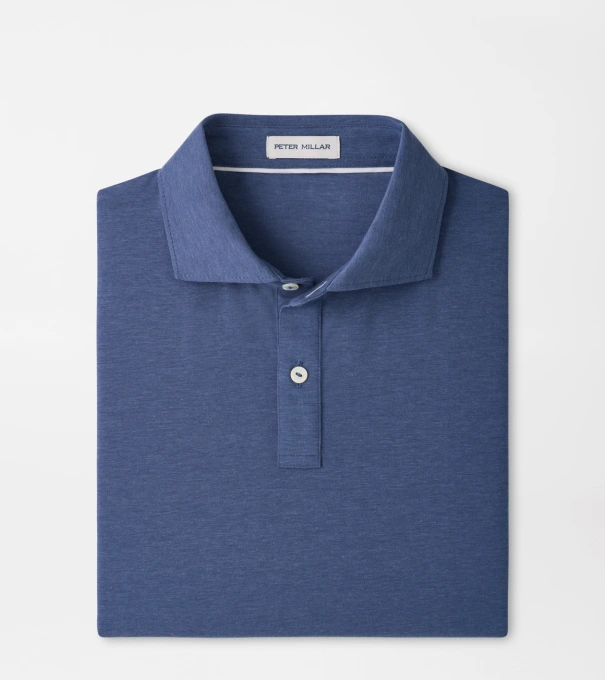 Effortless Technical Comfort Performance Jersey Polo in BALI BLUE