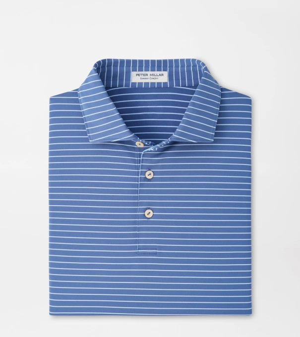 Oaks Performance Jersey Polo in BALI BLUE
