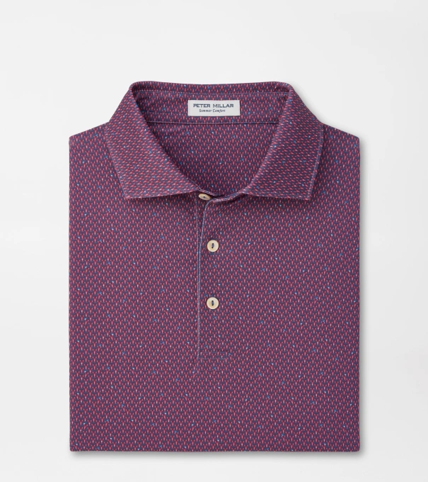 Lobster Boil Performance Jersey Polo in BALI BLUE