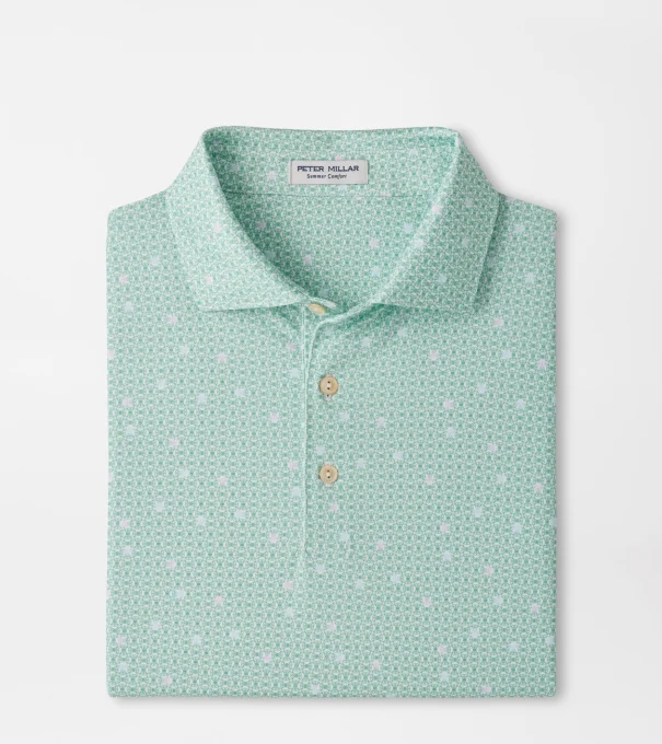 Skull It Performance Jersey Polo in White