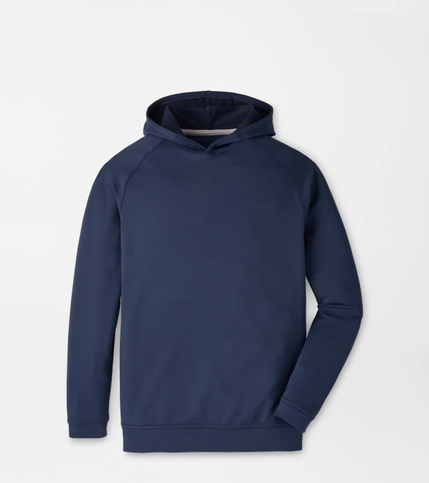 Pine Youth Performance Hoodie in Navy