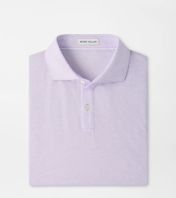 Effortless Technical Comfort Performance Jersey Polo in GARDEN VIOLET