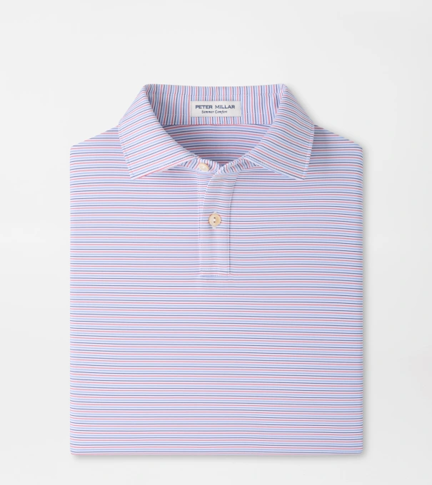 Pierce Youth Performance Jersey Polo in White