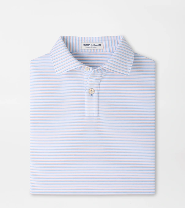 Brooks Youth Performance Jersey Polo in Cottage Blue