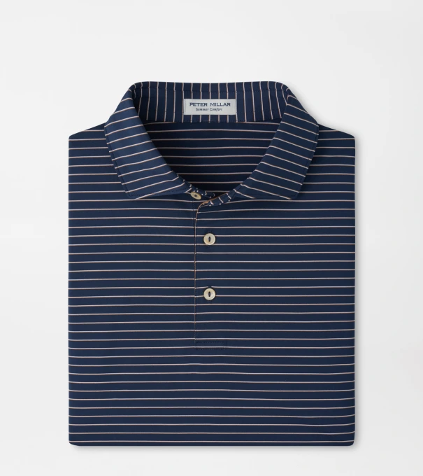 Oaks Performance Jersey Polo in Navy