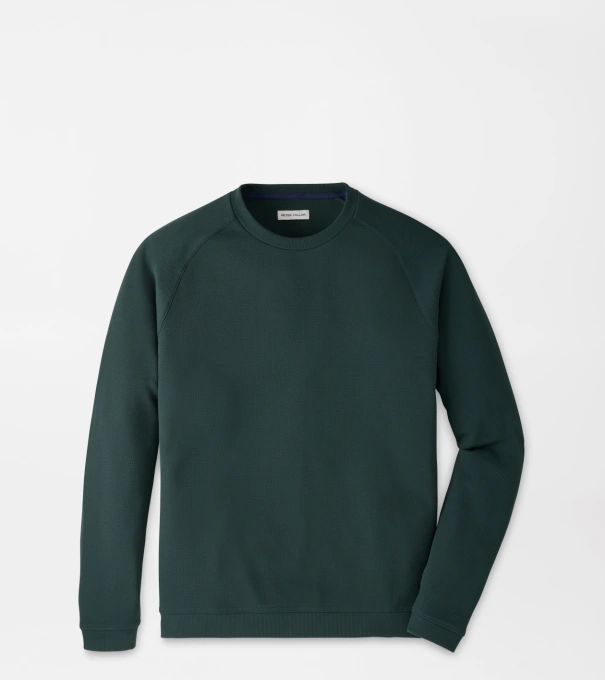 Cradle Piqu&eacute; Performance Crewneck in PINE BROOK