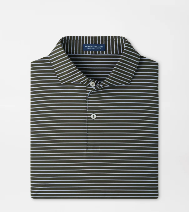 Keynote Performance Jersey Polo in Dark Olive