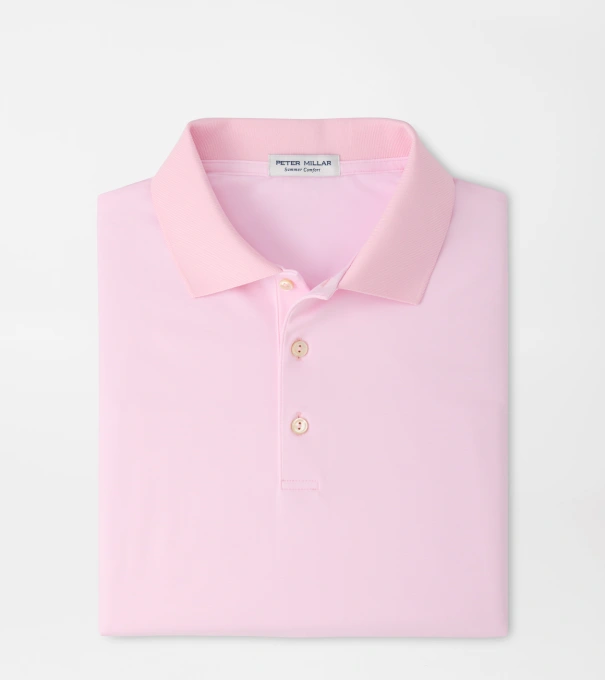 Holden Performance Jersey Polo in Palmer Pink