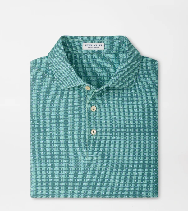 Dirty Martini Performance Mesh Polo in FRESH MINT