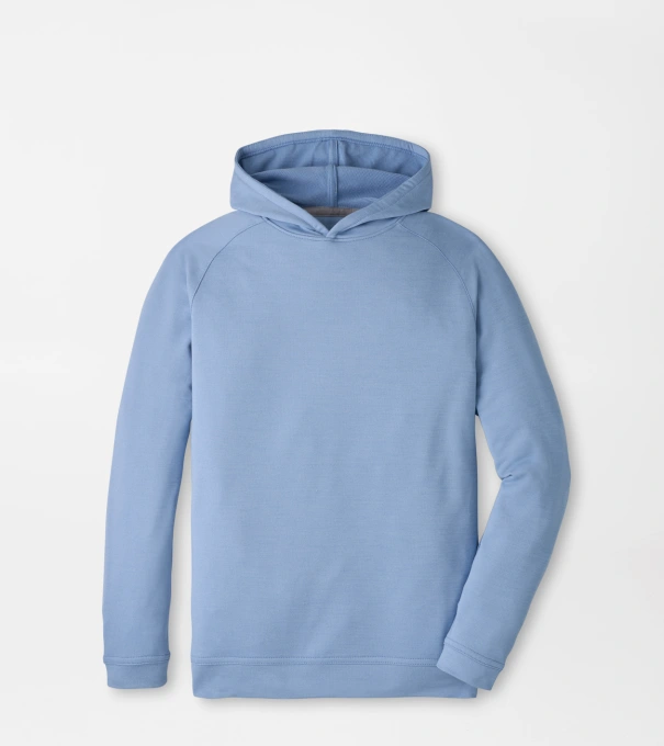Pine Youth Performance Hoodie in LAKESIDE