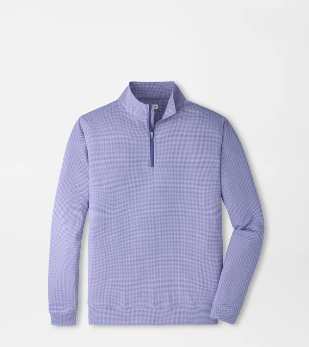 Perth Basketweave Performance Quarter-Zip in GARDEN VIOLET