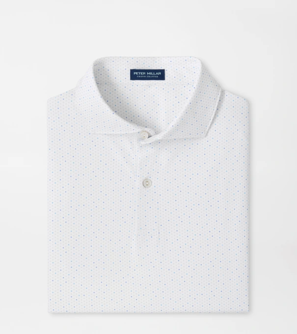 Tenuto Performance Jersey Polo in White