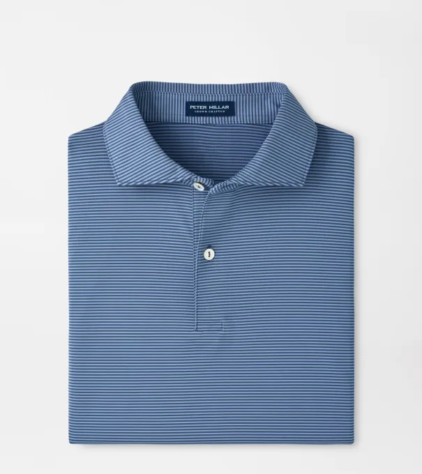 Cadenza Performance Jersey Polo in CADET