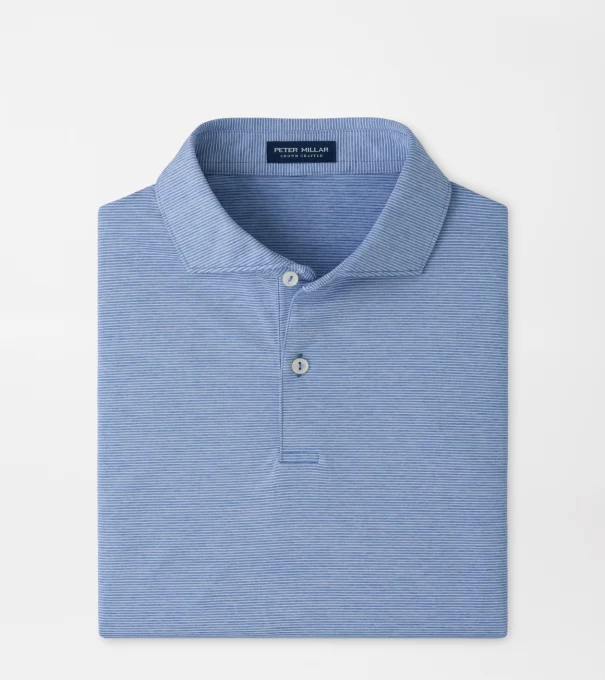 Treble Performance Jersey Polo in WINDY BLUE