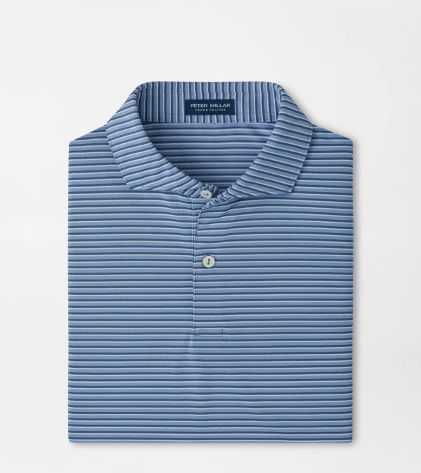 Tempo Performance Mesh Polo in WINDY BLUE
