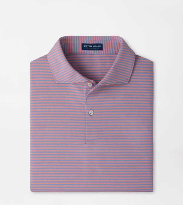 Verse Performance Mesh Polo in WINDY BLUE / MELROSE PINK
