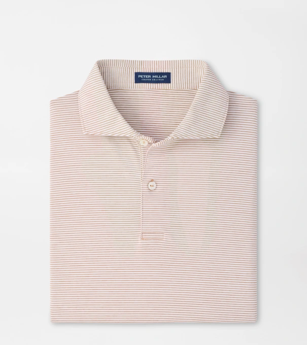 Cadenza Performance Jersey Polo in LIGHT NUTMEG