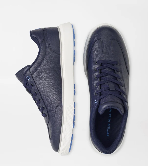Drift Leather Hybrid Course Shoe in Navy