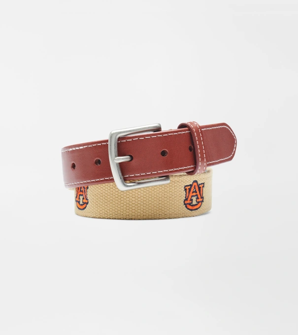 Auburn Tigers Belt in Khaki