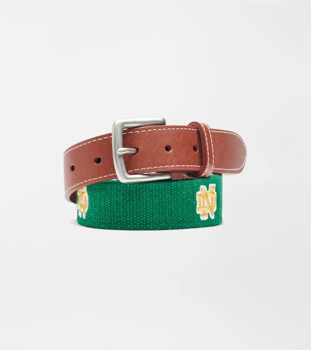 Notre Dame Belt in Erin Green