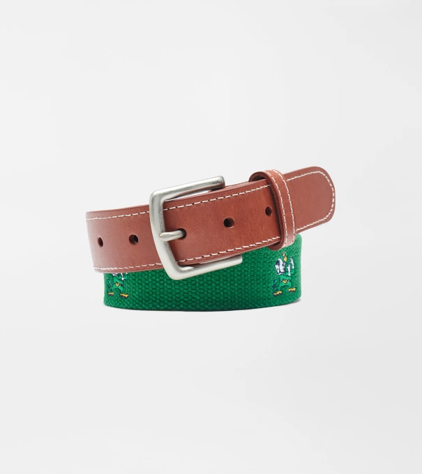 Notre Dame Leprechaun Belt in Erin Green