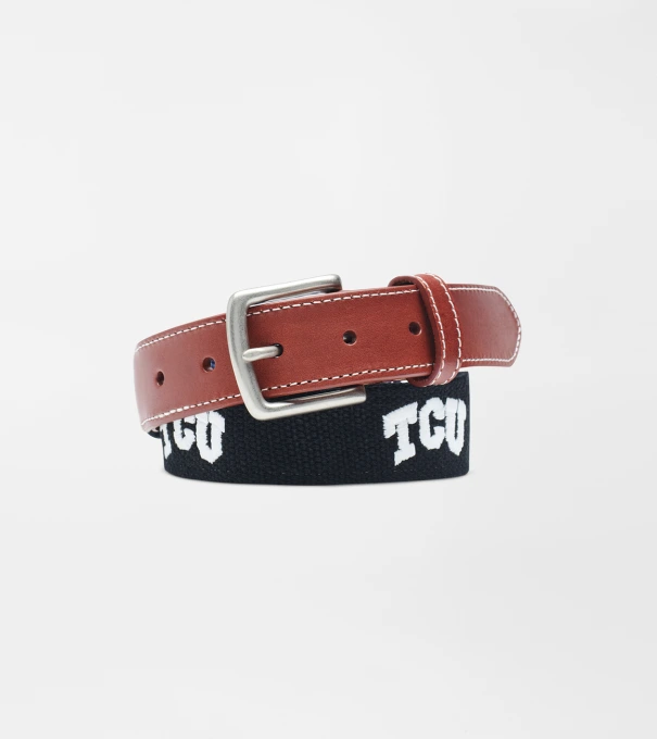 TCU Horned Frogs Belt in Black