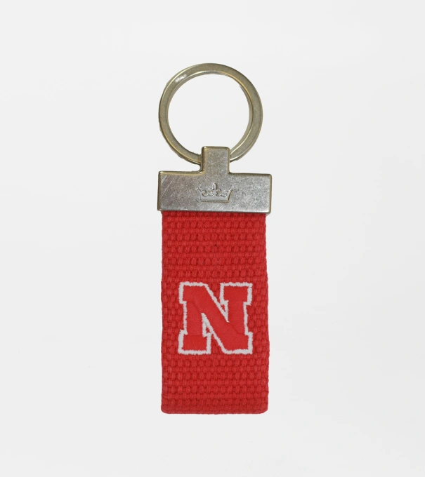 Nebraska Key Chain in Red3