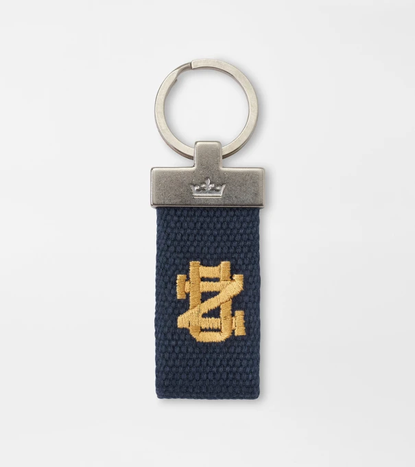 Notre Dame Key Chain in Patriot Navy