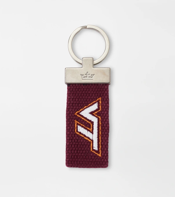 Virginia Tech Key Chain in Maroon3
