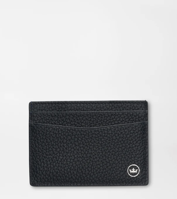 Peter Millar X Serapian Card Case in Navy
